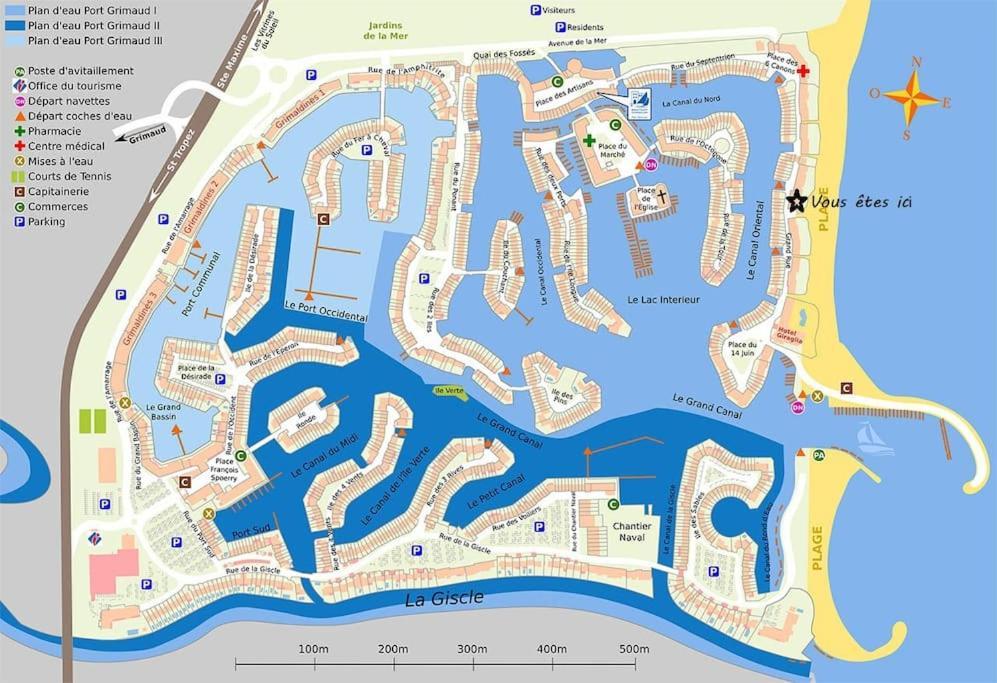 Appartement 30 M De La Plage Grimaud Eksteriør bilde